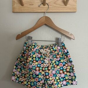 Wonder Nation Floral Denim Shorts 4/5yrs
